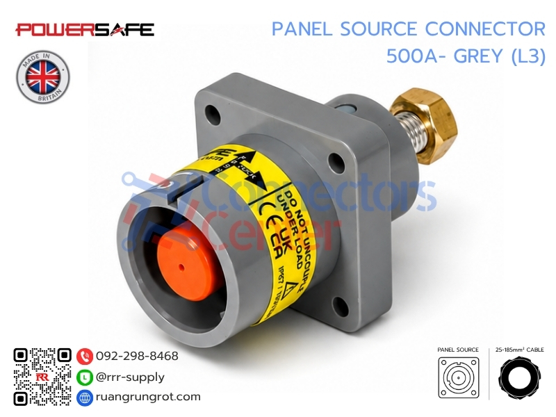 Panel Source Connector 500A- GREY (L3)