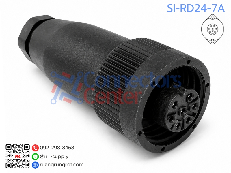 Connector 6P+E