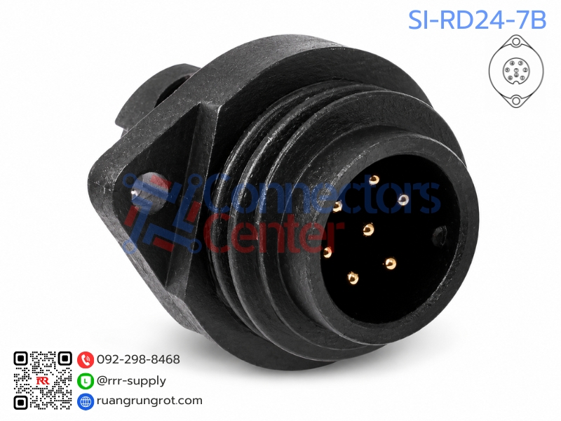 Connector 6P+E