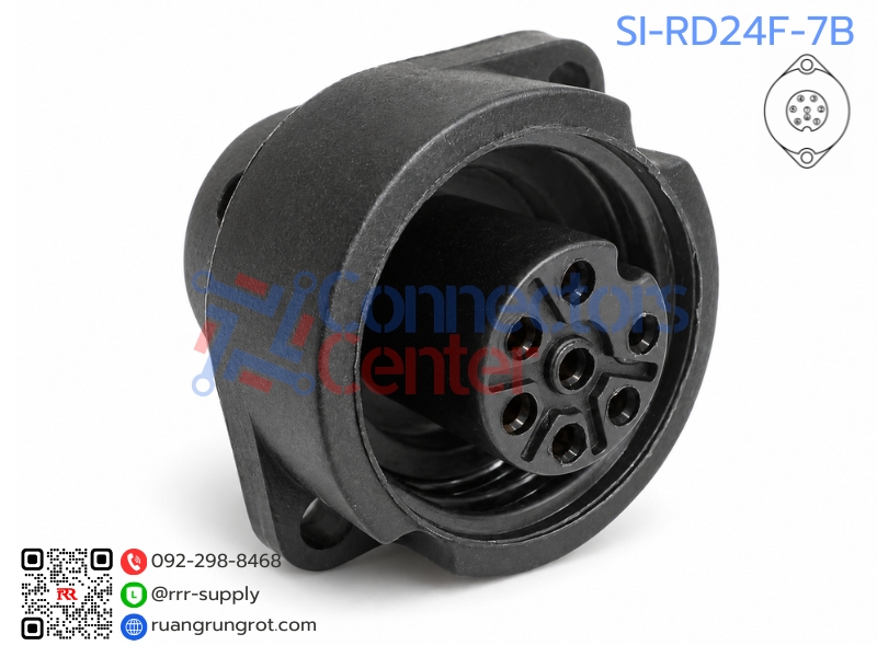 Connector 6P+E